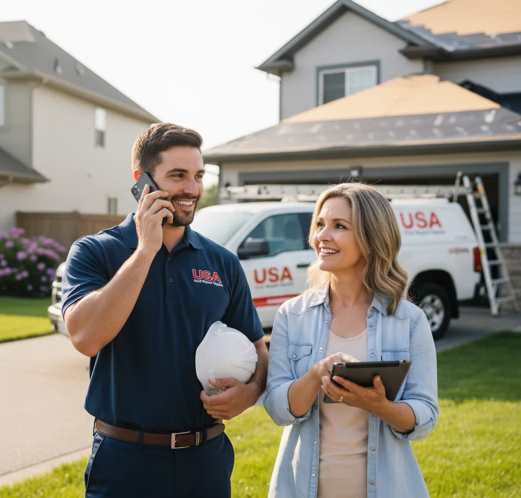 USA Roof Repair Experts customer support in Jeanerette